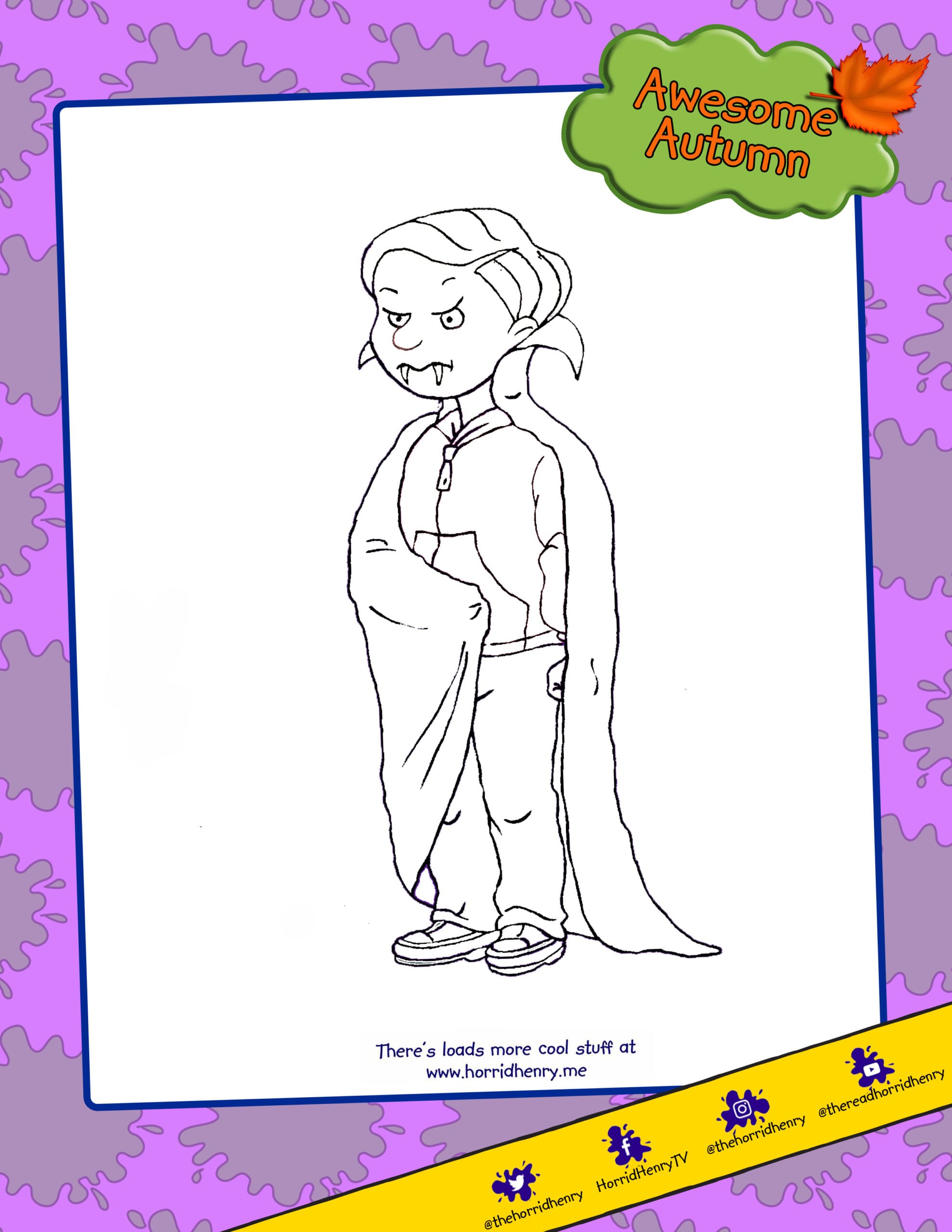 Colouring - Horrid Henry